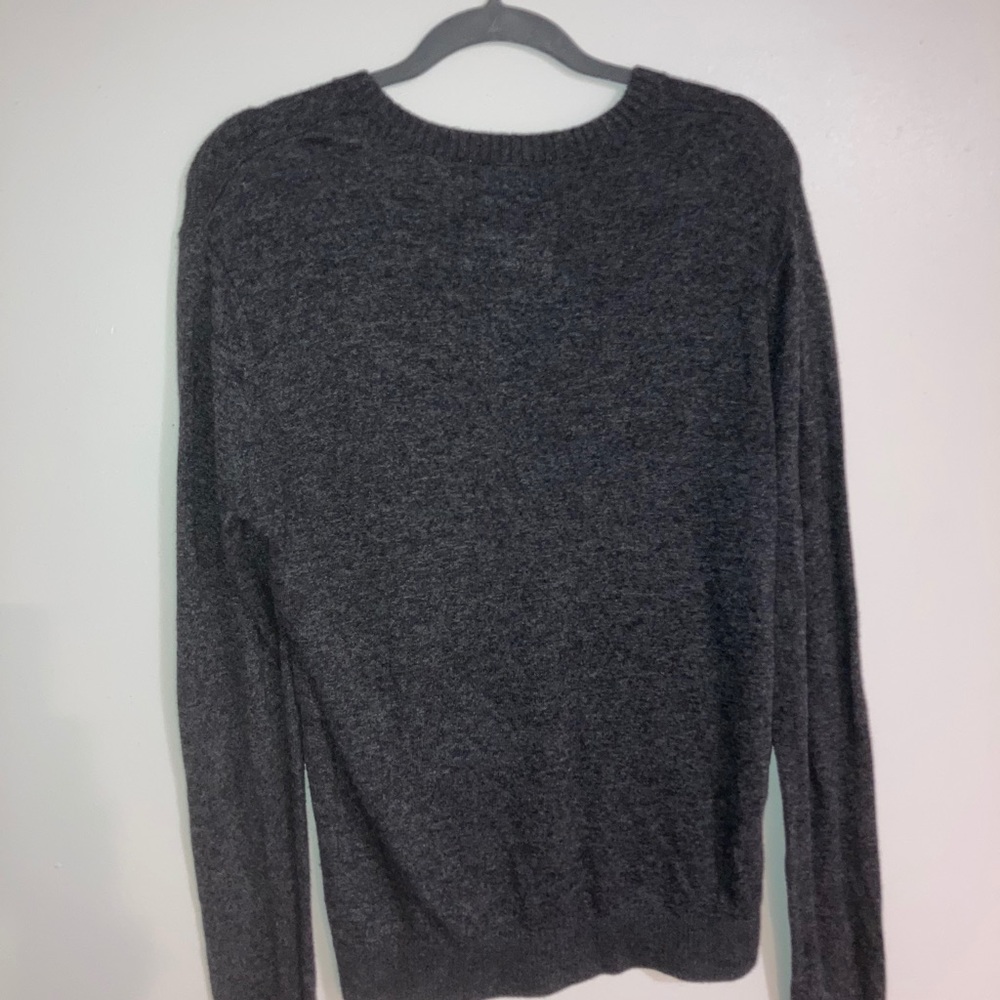 Grey Hollister V-Neck Sweater